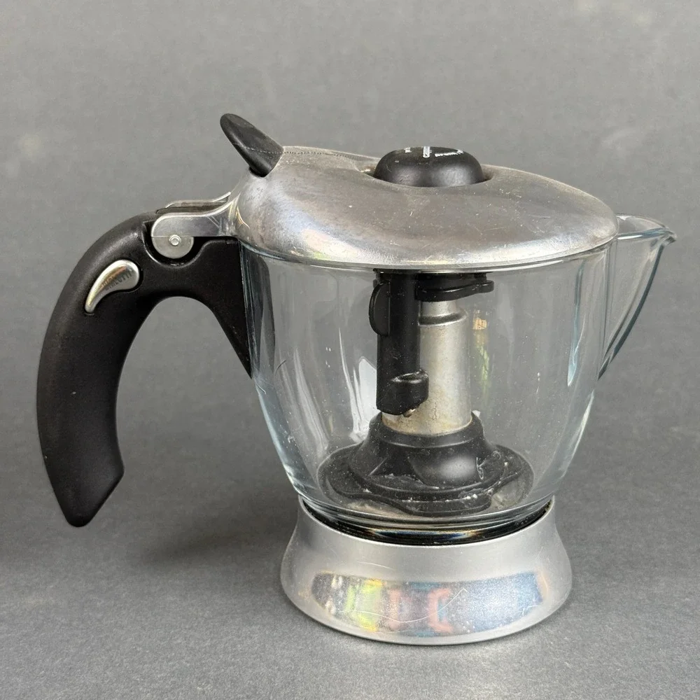 Bialetti Mukka Express Glass Cappuccino Maker Upper Carafe Replacement